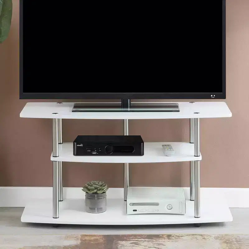 Designs2Go Mobile TV a 3 Ripiani per TV fino a 43 pollici - Breighton Home