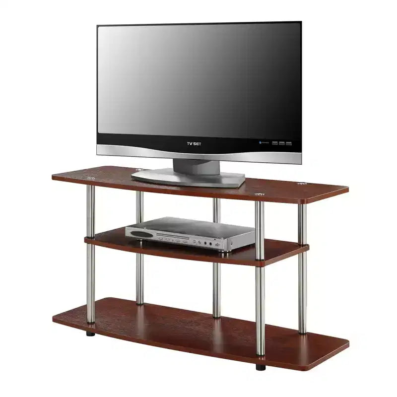 Designs2Go Mobile TV a 3 Ripiani per TV fino a 43 pollici - Breighton Home