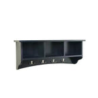 Shaker Cottage Coat Hooks with Storage - Alaterre Furniture