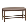 Powell Barnes Counter Stool Backless Bench Brown