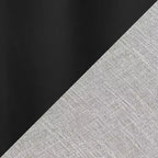 LumiSource Set di 2 Sgabelli da Bar Marcel con Borchie Metallo Nero/Tessuto Crema/Metallo Ottone
