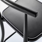 Sgabello da bar Northwood Metal Cafe altezza bancone nero: design elegante e moderno - Threshold™ progettato con Studio McGee