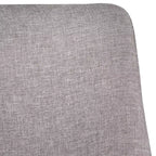 Lifestorey Set di 2 Sgabelli da Bar Girevoli da 24" Derby ad Altezza Bancone Noce/Grigio