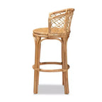 Sgabello da bar Orchard Rattan Naturale/Marrone - bali & pari