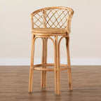 Sgabello da bar Orchard Rattan Naturale/Marrone - bali & pari