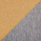 Set di 2 sgabelli da bar FujiHB in poliestere/acciaio oro/grigio - LumiSource: schienale alto, imbottiti, design contemporaneo