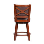 Sgabello da bar Boraam Broadmoor girevole altezza bancone, finitura ciliegio