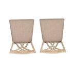 Sgabelli da Bar Powell Maggie con Altezza Bancone, Set da 2, Colore Naturale