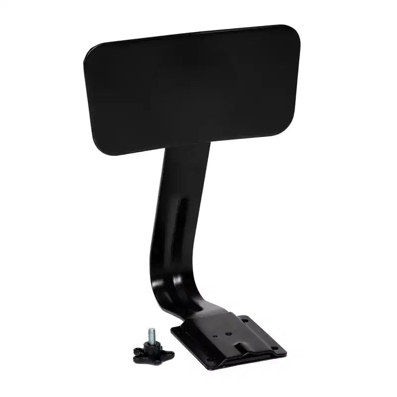 Hampden Furnishings Set di 2 Sgabelli da Bar Accento in Acciaio Resistente Regolabili in Altezza 81-99 cm con Schienale Nero: Design Moderno