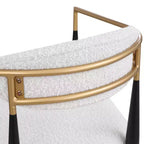 Christopher Knight Home Set di 2 sgabelli da bar alti 63,5 cm Liam moderni imbottiti in ferro, beige/nero