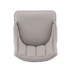 Set di 2 sedie da pranzo Eda moderne imbottite in velluto e similpelle grigie - Manhattan Comfort