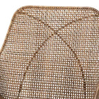 Sedia da pranzo in rattan e metallo ballerina bali & pari: Realizzata a mano, design bohémien