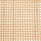 Set 2 sedie da pranzo Caspia in legno e rattan naturale/noce - bali & pari: Legno massello di mango, artigianato indonesiano