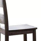 Sedia da pranzo Acme Furniture Haddie finitura noce anticato