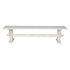 Panca a cavalletto non finita da 72" - International Concepts: Legno massello, Parawood, Ingresso, Soggiorno