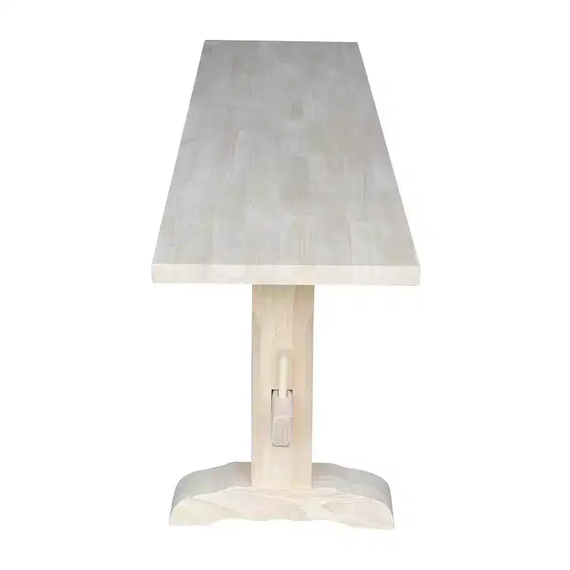 Panca a cavalletto non finita da 72" - International Concepts: Legno massello, Parawood, Ingresso, Soggiorno