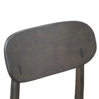Boraam Set di 2 sedie da pranzo Solvang finitura Carbonite