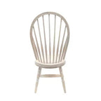 Sedia Windsor Carolina Living Garner Driftwood Naturale: Struttura in legno di gomma, Design senza braccioli, Garanzia di 30 giorni