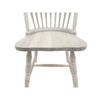 Sedia Windsor Carolina Living Garner Driftwood Naturale: Struttura in legno di gomma, Design senza braccioli, Garanzia di 30 giorni