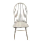 Sedia Windsor Carolina Living Garner Driftwood Naturale: Struttura in legno di gomma, Design senza braccioli, Garanzia di 30 giorni
