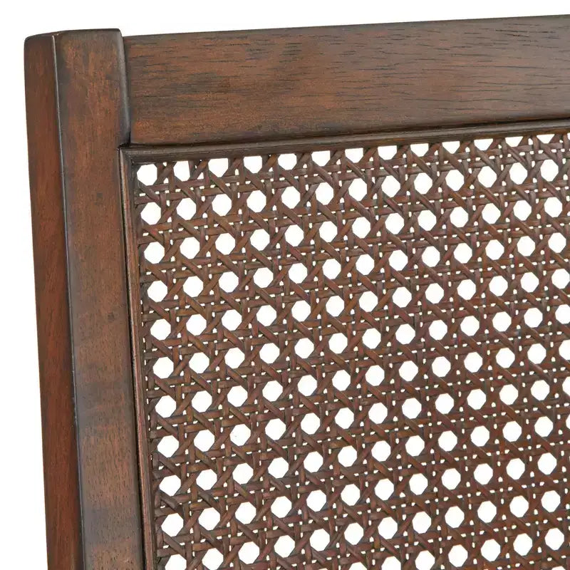 Set di 2 sedie da pranzo tradizionali Westbury in canna noce/crema di Buylateral: Struttura in legno di gomma, Rivestimento in lino