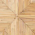 bali & pari Carita Sedia da pranzo in rattan Marrone naturale: Nessun assemblaggio richiesto, pulire le macchie, telaio in legno