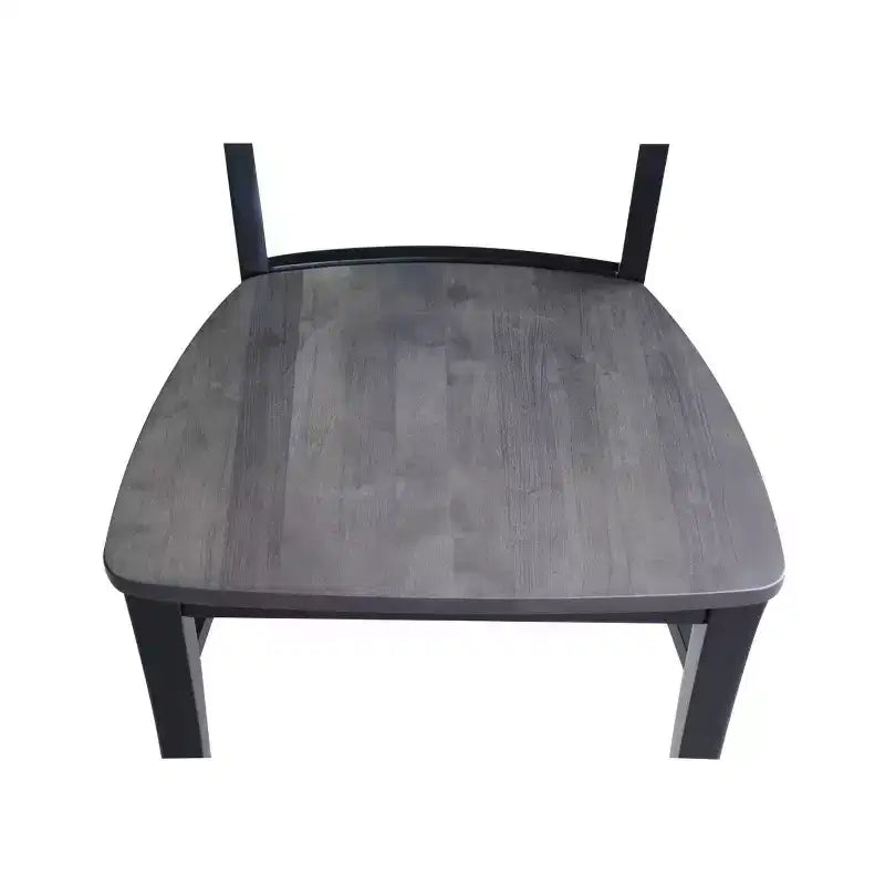 Set di 2 sedie Cosmo Roma Ladderback color carbone/nero - International Concepts