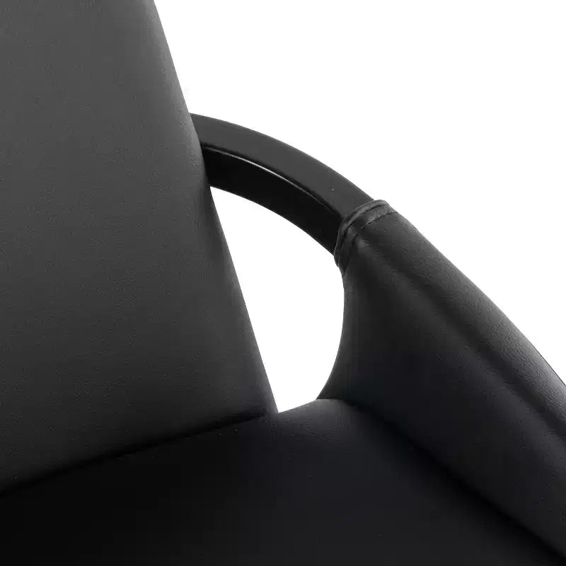 LumiSource Cosmo Sedia in Bambù Nero/PU Nero