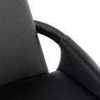 LumiSource Cosmo Sedia in Bambù Nero/PU Nero