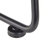 Lifestorey Set di 2 Sgabelli Chapman da 61 cm (Altezza Bancone) Naturali: Struttura Nera, Legno di Pino, Design Industriale