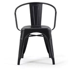 Set da pranzo WyndenHall Elisse Moreno 9 pezzi nero anticato/argento