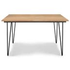 Set da pranzo WyndenHall Elisse Moreno 9 pezzi nero anticato/argento