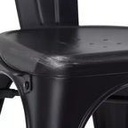 Set da pranzo WyndenHall Elisse Moreno 9 pezzi nero anticato/argento