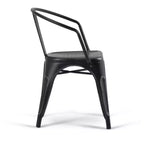 Set da pranzo WyndenHall Elisse Moreno 9 pezzi nero anticato/argento