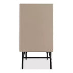 Heath Madia Moderna da 152 cm con Cantinetta da Vino Color Tortora - miBasics: Consolle Contenitore, 3 Cassetti, 4 Ripiani Fissi