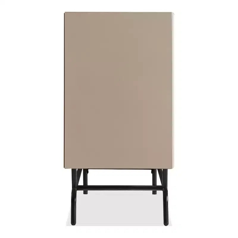 Heath Madia Moderna da 152 cm con Cantinetta da Vino Color Tortora - miBasics: Consolle Contenitore, 3 Cassetti, 4 Ripiani Fissi