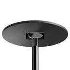 Tavolo rotondo Spectrum da 24" ad altezza bar con gambe in metallo nero - Winsome: Base cromata, piano in MDF, stile contemporaneo