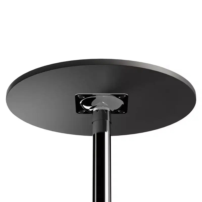 Tavolo rotondo Spectrum da 24" ad altezza bar con gambe in metallo nero - Winsome: Base cromata, piano in MDF, stile contemporaneo