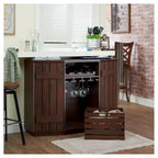 Credenza da Pranzo Candy Plank Inspired con Cassetta Rimovibile Noce Vintage - HOMES: Inside + Out