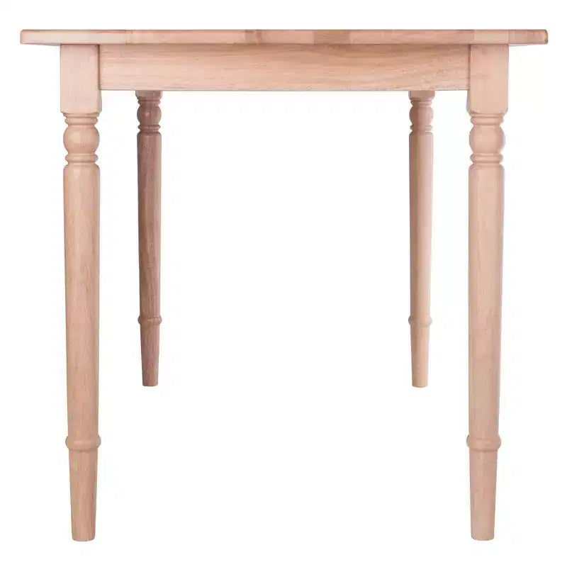 Set tavolo da pranzo Ravenna da 5 pezzi naturale - Winsome: legno rettangolare, 4 sedie, stile transizionale