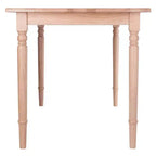 Set tavolo da pranzo Ravenna da 5 pezzi naturale - Winsome: legno rettangolare, 4 sedie, stile transizionale
