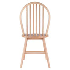 Set tavolo da pranzo Ravenna da 5 pezzi naturale - Winsome: legno rettangolare, 4 sedie, stile transizionale