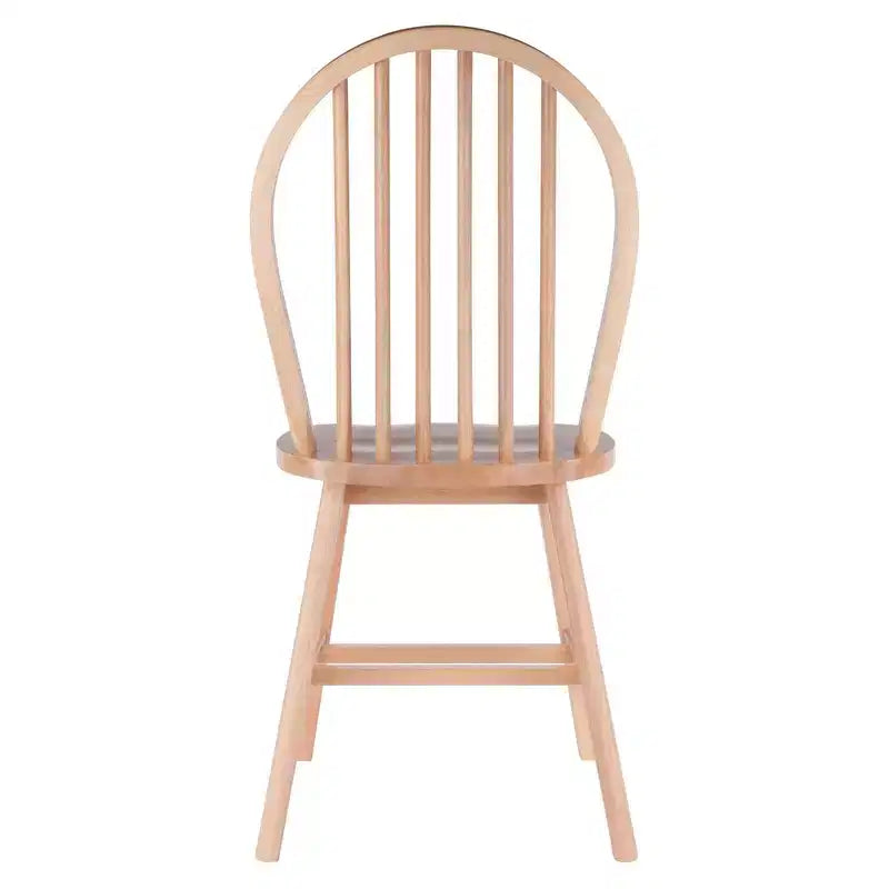 Set tavolo da pranzo Ravenna da 5 pezzi naturale - Winsome: legno rettangolare, 4 sedie, stile transizionale