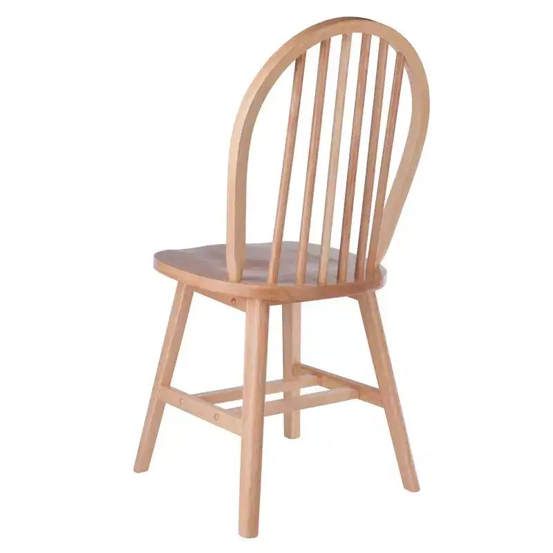 Set tavolo da pranzo Ravenna da 5 pezzi naturale - Winsome: legno rettangolare, 4 sedie, stile transizionale