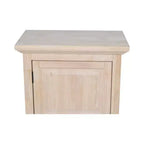 Credenza singola Jelly da 36" non finita - International Concepts: Legno massello, 2 ripiani, Legno di gomma