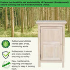 Credenza singola Jelly da 36" non finita - International Concepts: Legno massello, 2 ripiani, Legno di gomma