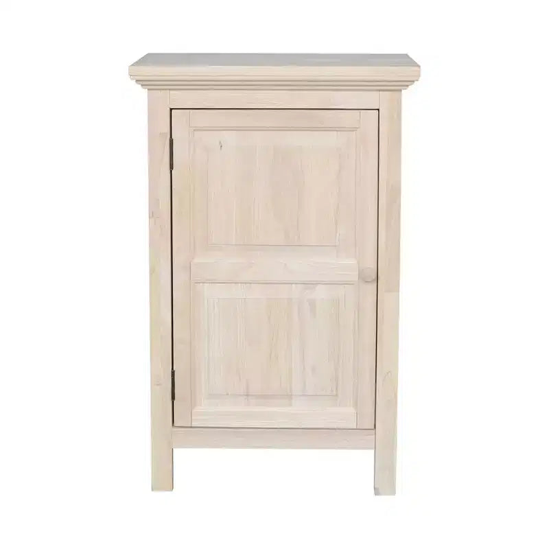 Credenza singola Jelly da 36" non finita - International Concepts: Legno massello, 2 ripiani, Legno di gomma