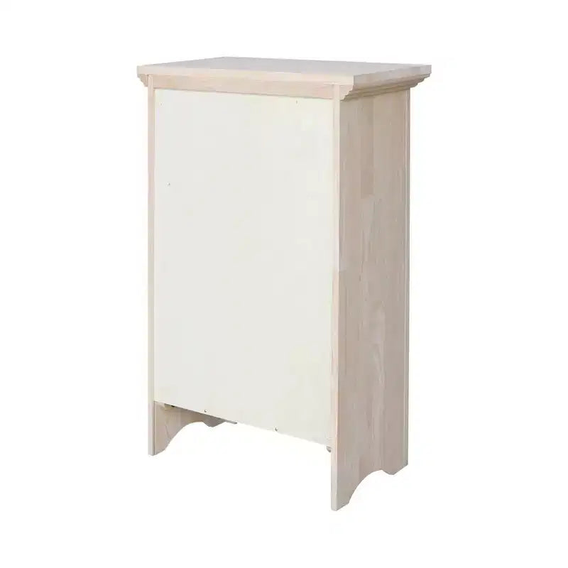 Credenza singola Jelly da 36" non finita - International Concepts: Legno massello, 2 ripiani, Legno di gomma