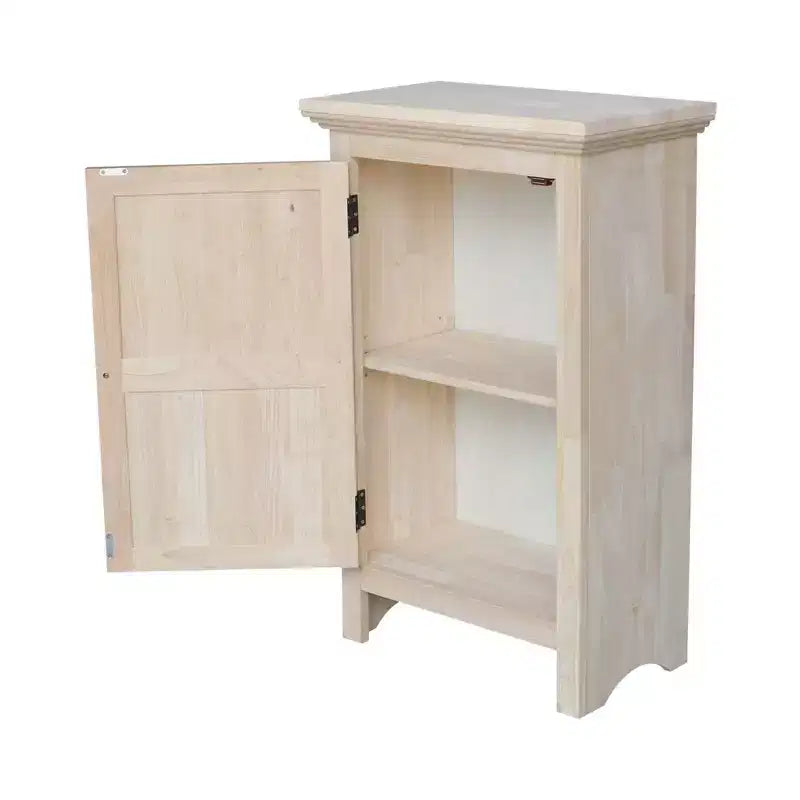 Credenza singola Jelly da 36" non finita - International Concepts: Legno massello, 2 ripiani, Legno di gomma