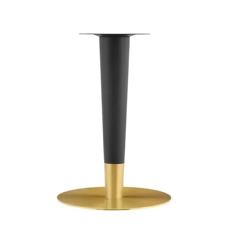Tavolo da pranzo 36" Zinque in marmo artificiale oro/bianco - Modway: Moderno di metà secolo, non allungabile, base in metallo